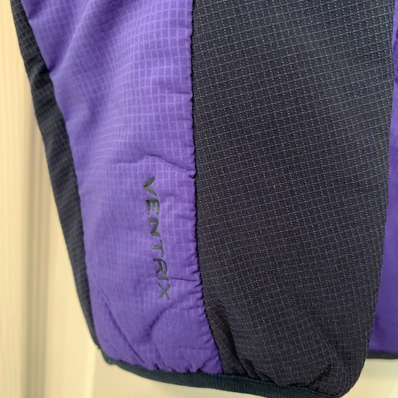 NWT North Face Ventrix hooded blue/purple jacket zip up - Picture 9 of 9
